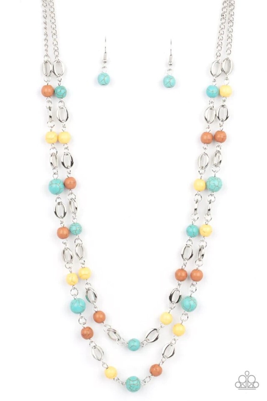 3 $10 items for $20 NWT  Essentially Earthy necklace and earrings - Multi color